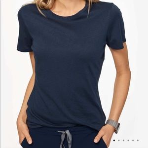 Figs Supersoft Crewneck Underscrub - Navy